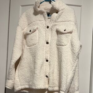 32 Degrees Cream Teddy Jacket